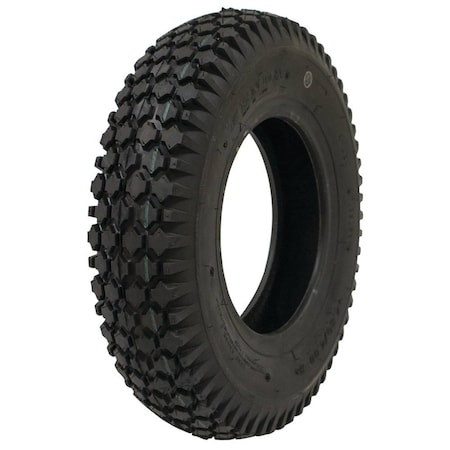 Stens 4.80x4.00-8 Lawn Mower Tire, 2 Ply, Stud, 20 psi 160-343